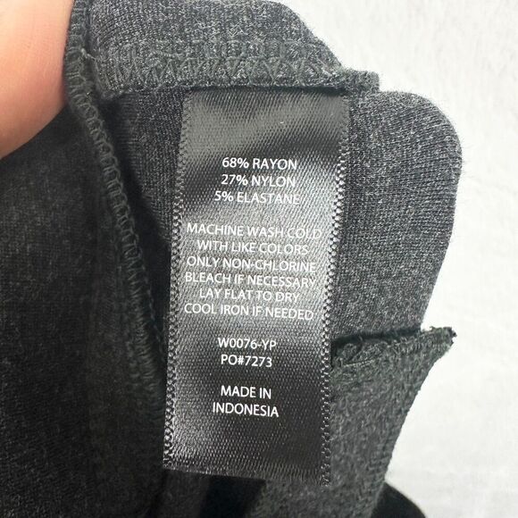 Betabrand Classic Dress Pant Yoga Pant Straight Leg Size Large Petite Charcoal - Picture 7 of 7